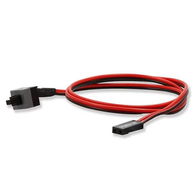2 шт 2 Pin SW PC кабель питания вкл/выкл кнопка ATX компьютерный переключатель провода 45 см