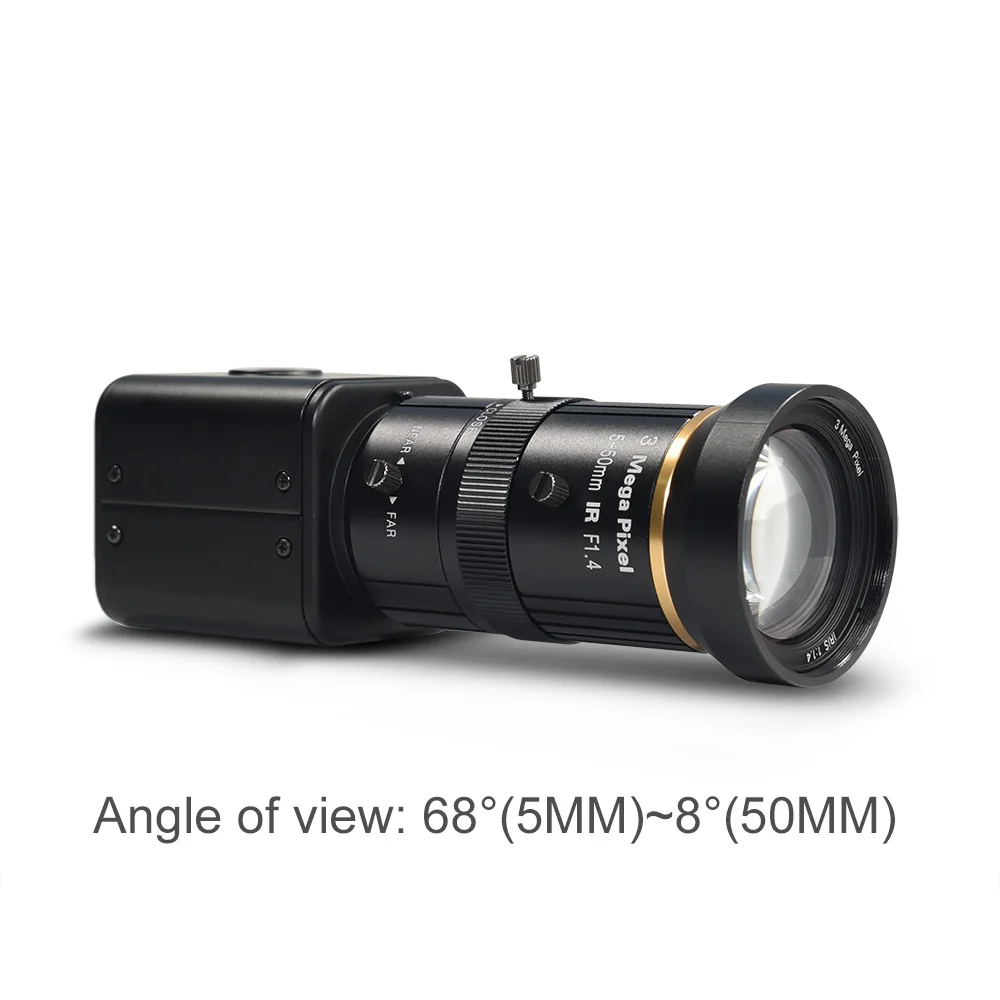 Камера видеонаблюдения HD SDI 2.0MP 1080P Zoom Lens 5 50 мм Security Box SDI|Камеры видеонаблюдения| |