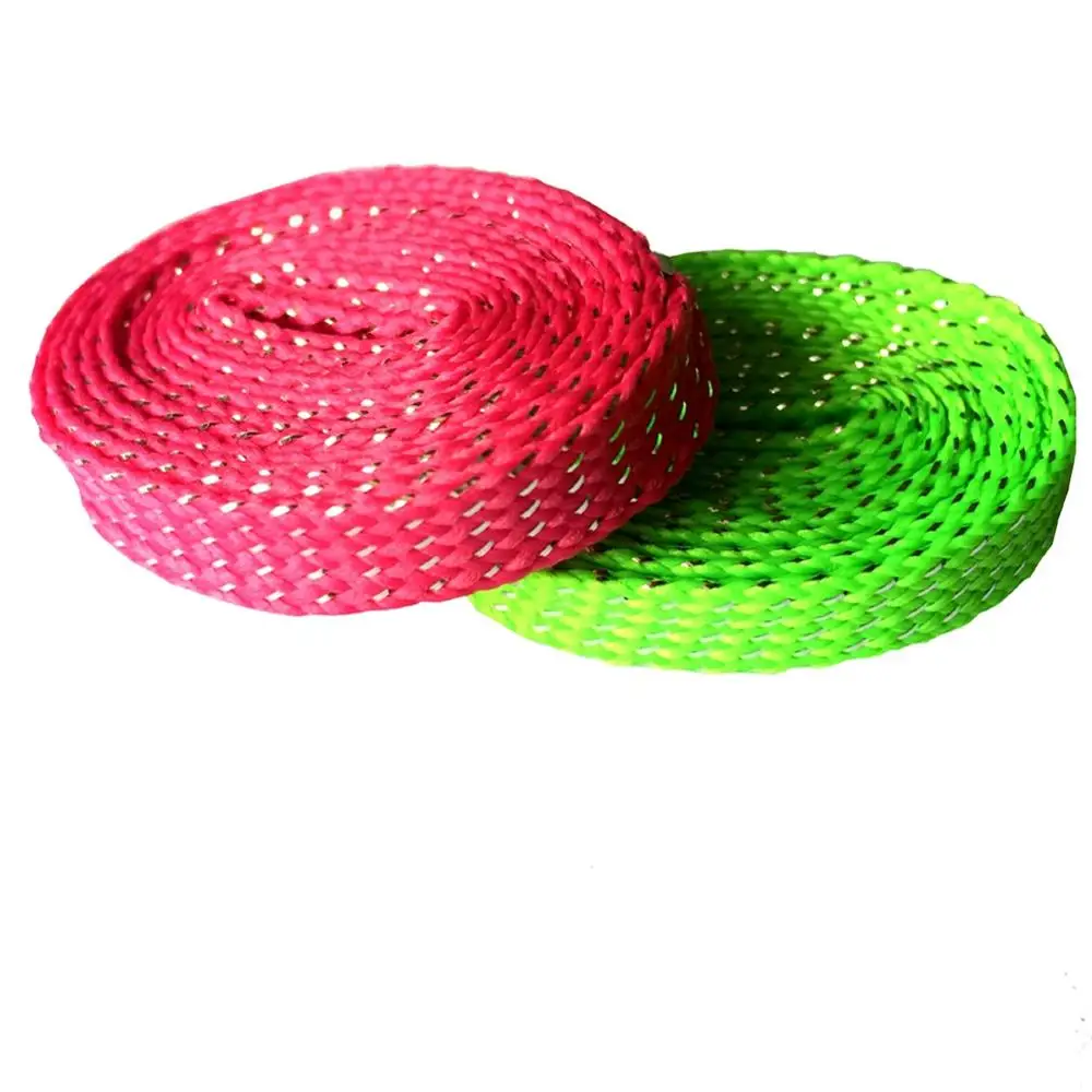 

1 Pair Glitter Flat Shoelaces Shiny Thread Shoe Laces Sparkly Bootlaces Colors Shimmering 110cm Shoe Laces Colored