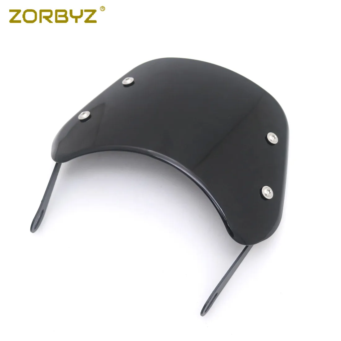 ZORBYZ дым 5-7 ''круглый обтекатель ветрового стекла ветровой щиток для Honda Yamaha Kawasaki на заказ