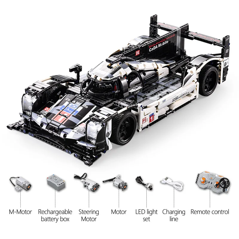 

1589PCS Building Blocks car Endurance RC Cars Bricks Compatible legoingly motor Model Remote Control vehicle Racing Toys for boy