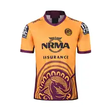 BRISBANENG MUSTANG памятная регби Реплика Джерси Вышивка Размер: S-3XL заказное имя и номер заказ 10 штук для 1 шт