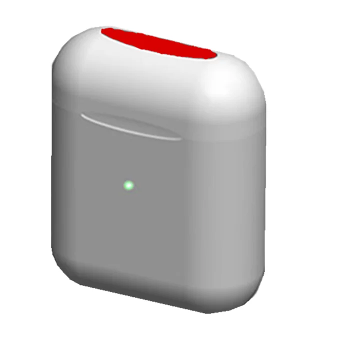red i2000TWS+ Встроенный датчик обнаружения сенсорной функции F13 Рог wrieless зарядка Bluetooth 5,0 8D Бас Звук гарнитура PK W1 h1 чип - Цвет: red