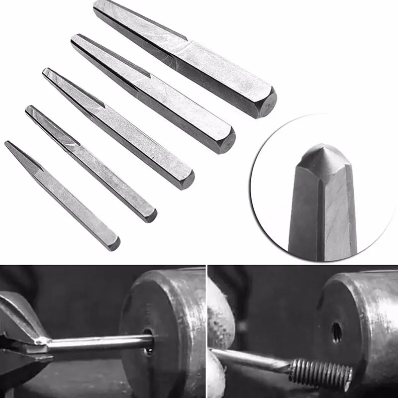 

Screw Extractor Bolt Remover Guide Broken Damaged Bolt Drill Bits Easy Out Broken wire removal tools Drill Bit Inicio HOM3 Store