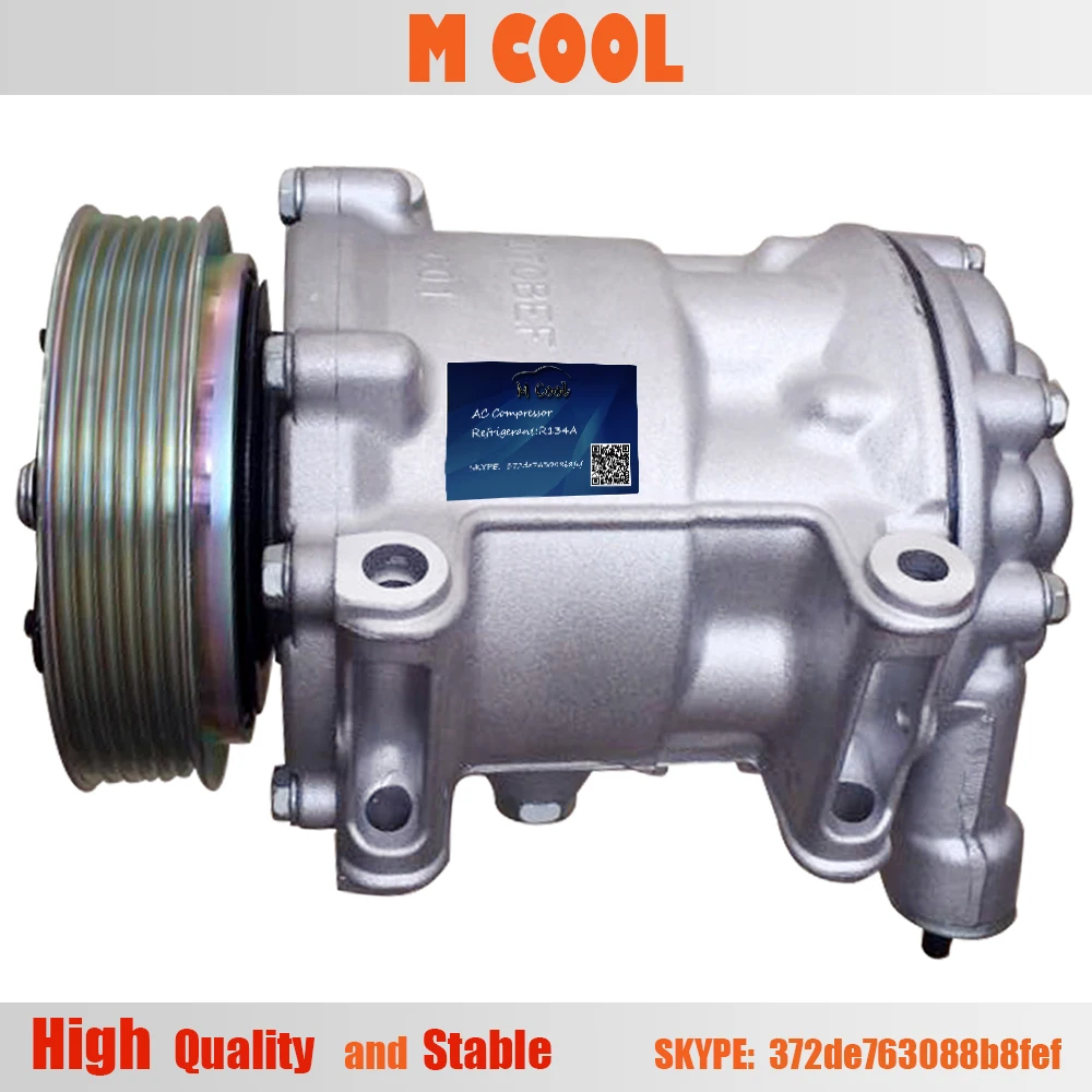 Высокое качество AC компрессор для peugeot 407 607 для CITROEN C5 9656572680 9648138680 550806 6453RH 6453XA 6453RG