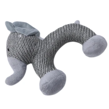 

Fun Pet Dog Toys Puppy Chew Squeaker Toy Squeaky Plush Sound Animal Shape Molar Toys Pet Training Dog Toy