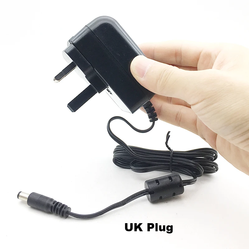 Power adapter power supply GENIUSPY EU/US/UK/AU plug CE qualified AC 110-240V To DC 12V 1.5A OR 1A Power supply adapter For CCTV camera