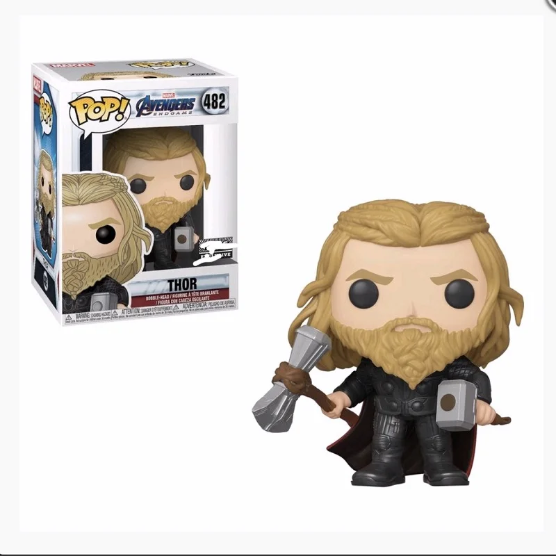 POP New Marvel Мстители Стэн Железный человек Тор фигурка из ПВХ Коллекционная модель
