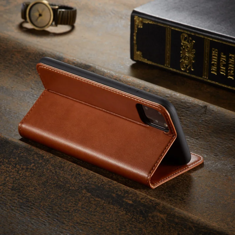 Высокое качество бизнес из искусственной кожи чехол для iPhone 11 Pro Max чехол роскошный Магнитный Авто Флип Бумажник чехол для iPhone 11 чехол s