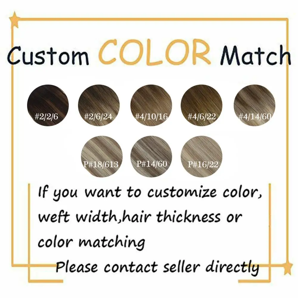 VeSunny Tape in Hair Extensions Human Hair 20pcs Chocolate Brown #4 Machine Made Remy Hair Adhesive PU Hair 50gr 2.5gr/pc