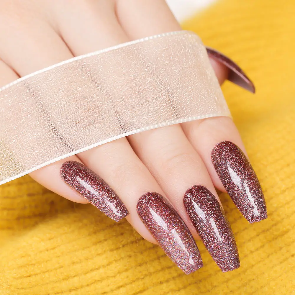 Мерцающие неоновые УФ лаки для ногтей Modelones 10 мл светодиодная лампа