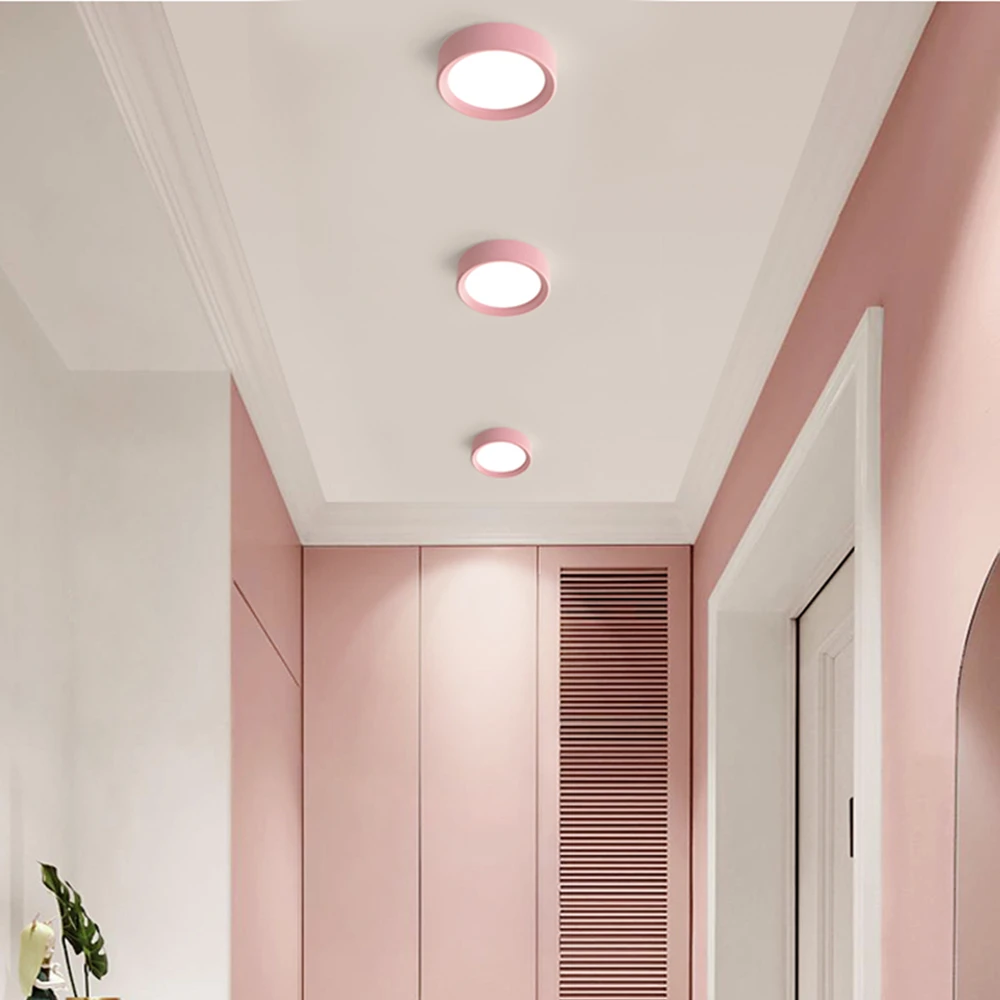 [DBF] ультратонкая потолочная светодиодная лампа с поверхностным креплением 3 вт 5 7