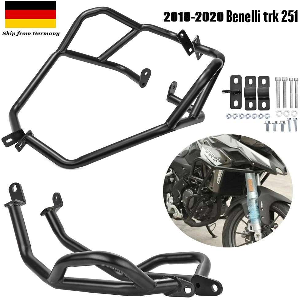 Trk251 Upper & Lower Motorcycle Engine Guard Bumper Stunt Cage