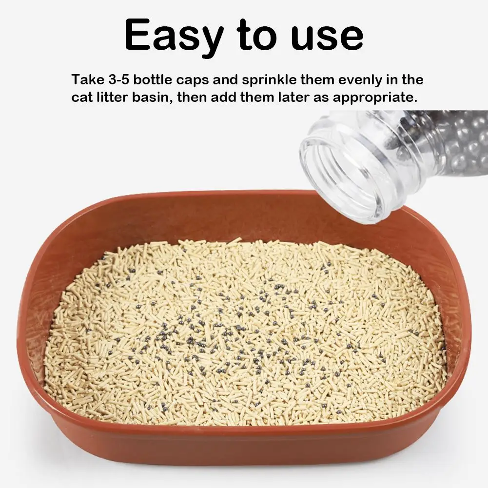 Pet Cat Litter Deodorant Beads Eliminate Urine Odor Activated Carbon Absorbs Fresh Air Deodorant Beads Cat 4