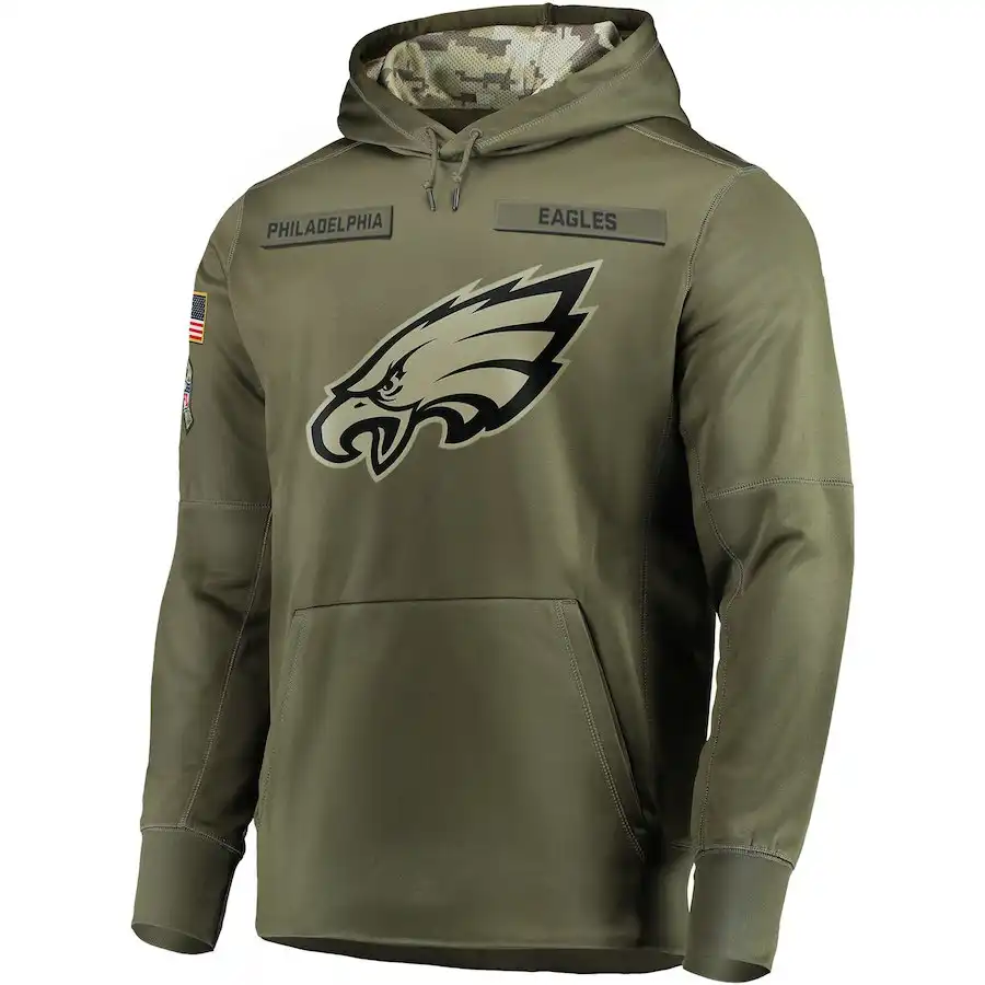 salute to service eagles hoodie