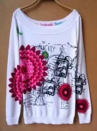 

white Spain Deg style multi type elastic long sleeved single collar knitwear Jersey. Single code XS -XL XXL