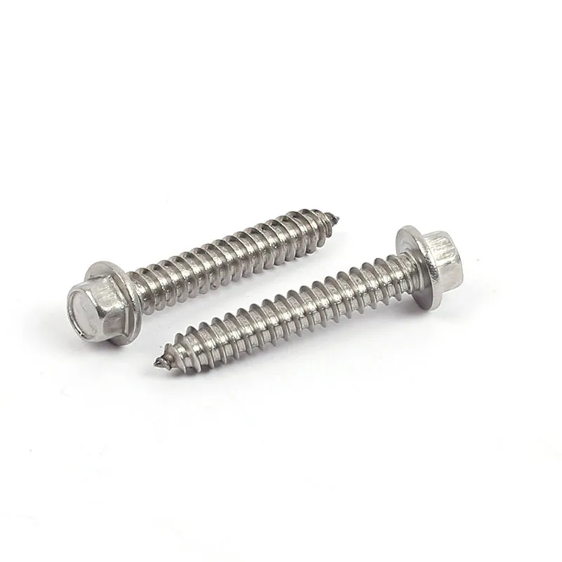 Самонарезающий шестигранный винт из нержавеющей стали 304 винты с шестигранной