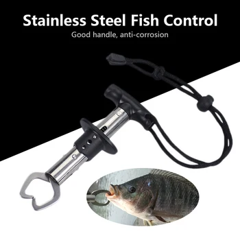

High Quality Stainless Steel Fish Clamp Clip Catch Remover Plier Fishing Hook Tool Fish Tackle Control Fish Pliers For Angler