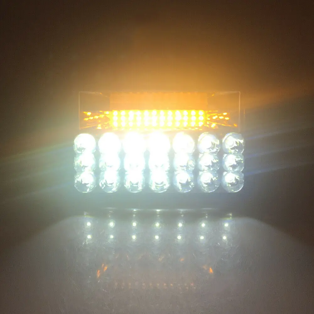 LED Work Light Embedded Headlamp 5 Inch 135W Driving Fog Road Truck Flashlight