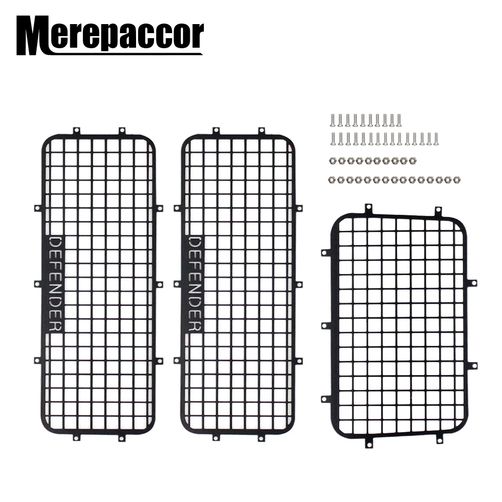 MEREPACCOR Trx4 T4 металлическая сетка на окно защитная для 1/10 Rc Гусеничный автомобиль