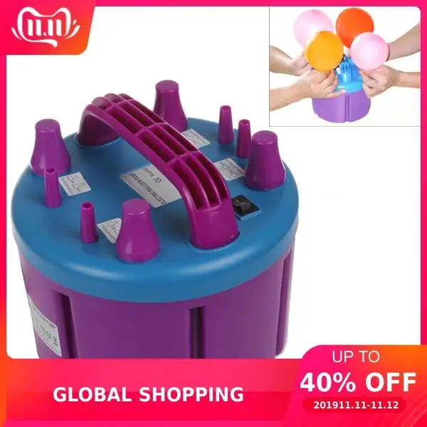 Мощный электрический насос для накачивания воздушных шаров воздушный шар с 4