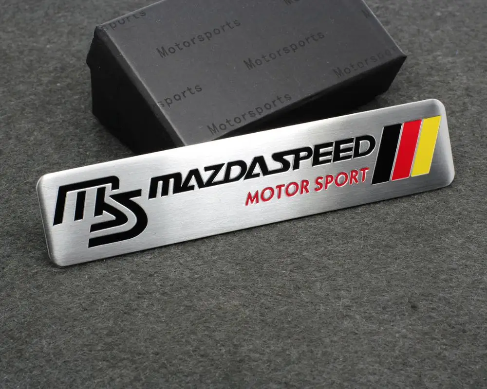 Наклейка на багажник автомобиля MazdaSpeed эмблема наклейка логотип для Mazda 2 3 5 6 CX-5 CX-7