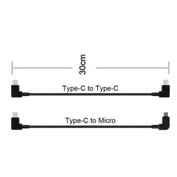 

30cm OTG Data Cable For DJI Mavic Air 2 Drone IOS Type-C Micro-USB Adapter Wire Connector For Tablet Phone For Mavic Air2