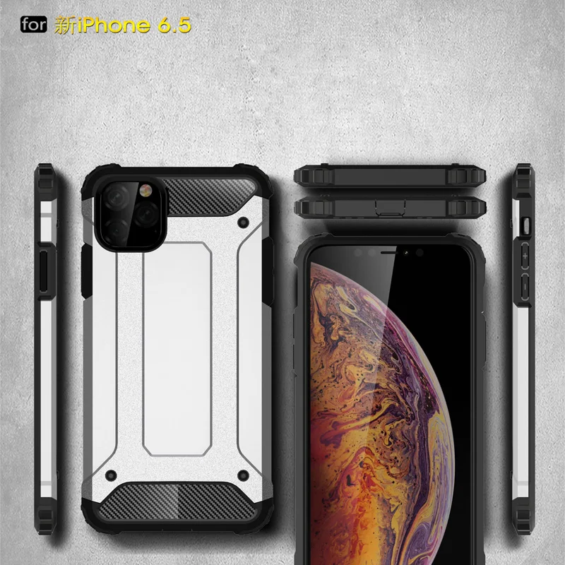 Shockproof Heavy Duty Phone Case AntiScratch Armor Protective Impact Resistant Silicone Cover for iPhone 11 Pro Max cute iphone 8 cases