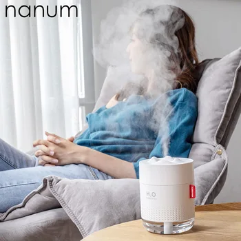 

Mini Snow mountain Humidifier Essential Oil Diffuser 500ml Aroma Lamp LED Night Light USB Ultrasonic Fogger Car air freshener