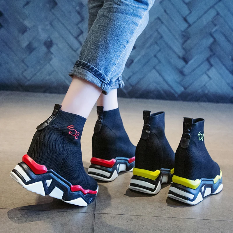 

Lolita Boots Rock Shoes Woman Round Toe Clogs Platform Luxury Designer Booties Ladies Lace Up Martins High Heel Ankle 2019