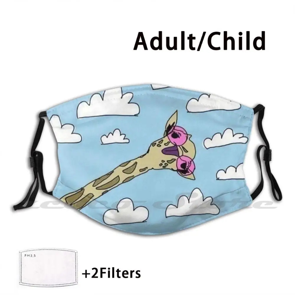 AllDayIDreamAboutGiraffesMaskDIYWashableFilterPm25Mouth
