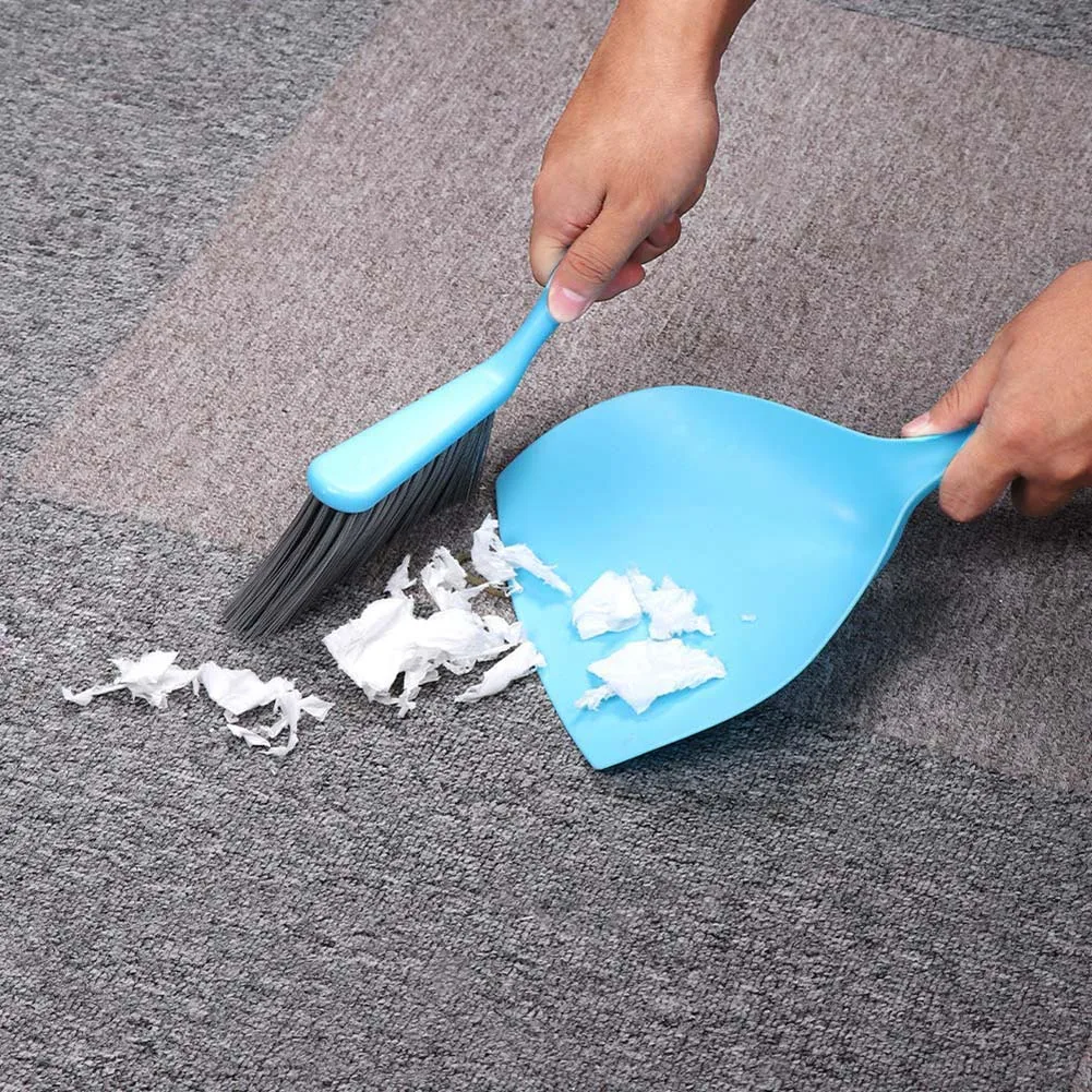 Портативная мини метла с пылесборником набор для пола дивана стола клавиатуры