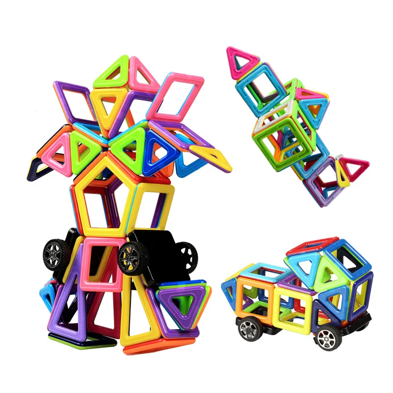 

Customizable Magnetic Building Blocks Educational Toy Children Magnetic Building Blocks PCs Children Handmade DIY Building Block
