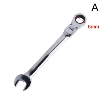 

6-12mm Movable Head Ratchet Wrench Dual-use Automatic Fast Repair Labor-saving Universal Combination Wrench Spanner Mechani L2X1