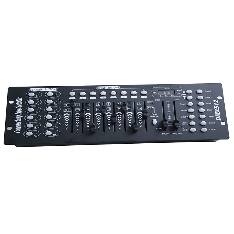 

New 192 Dmx Controller Stage Light Dj Equipment Dmx Console for Led Par Moving Head Spotlight Dj Controller,Eu Plug