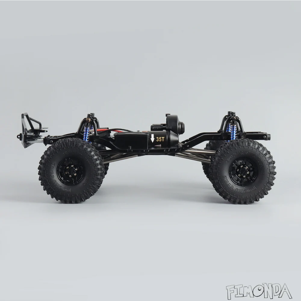 FIMONDA 12,3 дюймов 313 мм Колесная база полная рама шасси для 1/10 RC Гусеничный автомобиль SCX10 SCX10 II 90046 90047