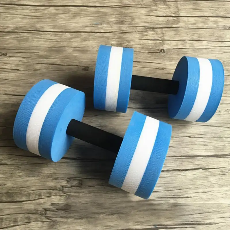 Water of EVA Yoga Water Weight Workout Training Aerobic Dumbbell Aerobics Dumbbell Aquatic Barbell Fitness Swimming Pool 1 Pcs