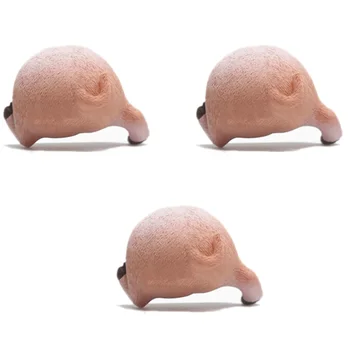 

Three-Dimensional Cartoon Half Body Animal Funny Butt Fridge Magnets Magnet Stickers Refrigerator Decoration 3 Pcs