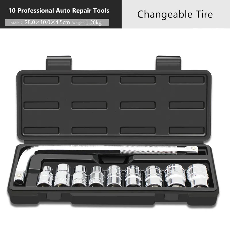 £19.63 Ratchet Socket Wrench Set Car Combination Tools Kit Multipurpose