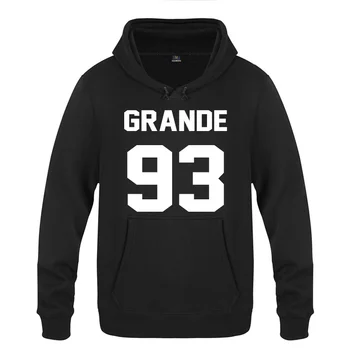 

Ariana Grande 93 Rock Music Hoodies Men 2018 Men's Pullover Fleece Hooded Sweatshirts