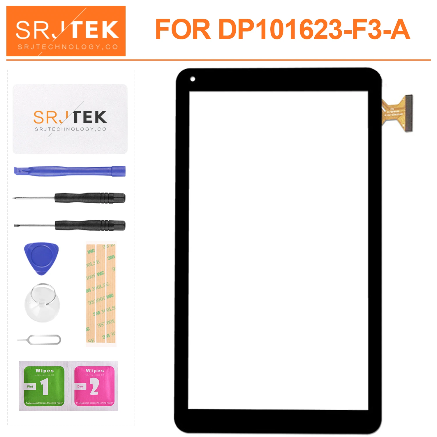 Для DP101623-F3-A Дисплей планшетный ПК Внешний емкостный экран кодирующий