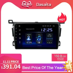 Dasaita 9 "автомобиль радио плеер 1 Din Android 9,0 для Toyota RAV4 2014 2015 2016 2017 2018 TDA7850 64 Гб Встроенная память 4 Гб ОЗУ, GPS навигация