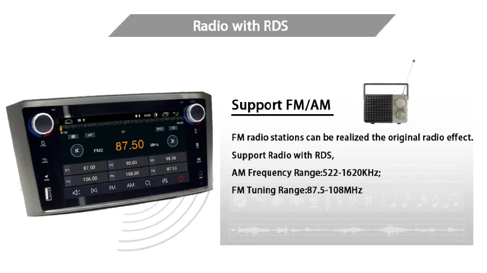 Android 9,0 Автомобильный мультимедийный плеер для Toyota Avensis T25 2003-2008 Wifi Bluetooth Радио DVD gps навигация Видео Аудио