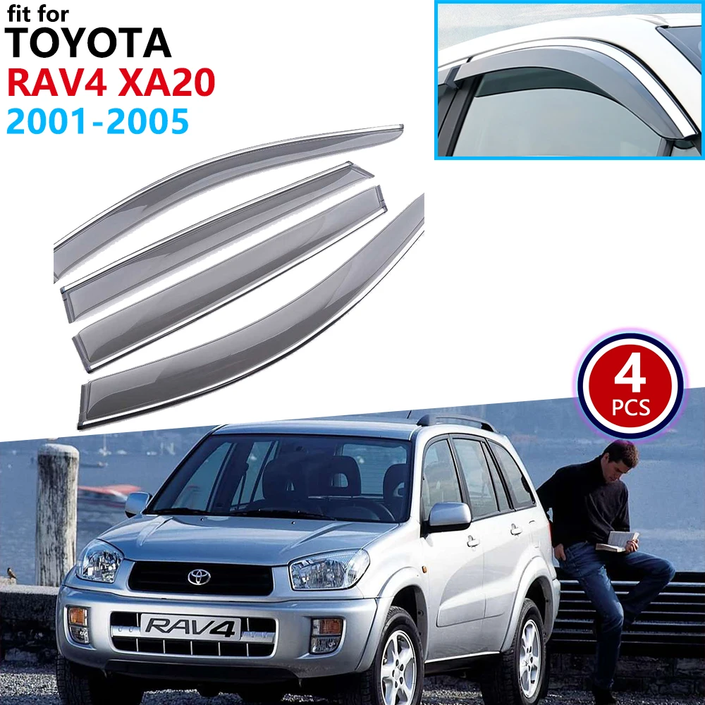 Для Toyota RAV4 XA20 2001 2002 2003 2004 2005 оконный козырек вентиляционные навесы защита от дождя