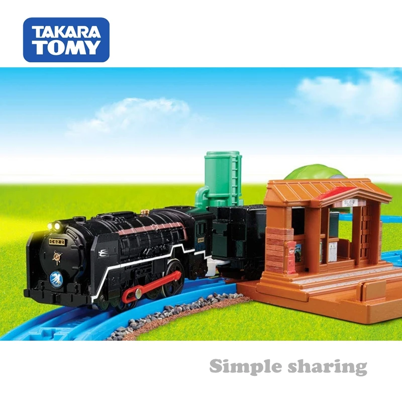Takara tomy tomica plarail c62 паровой поезд модель комплект забавные Развивающие детские литые игрушки Детские куклы Волшебные куклы поп-безделушка