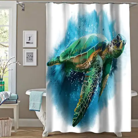 Get Criancas cortinas de chuveiro de praia For Free