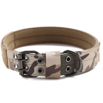 

Outdoor Nylon Dog Collar Walking Lead Leashes Adjustable Pets Harness with Handle Military Tactics Vest for Medium Large Dogs