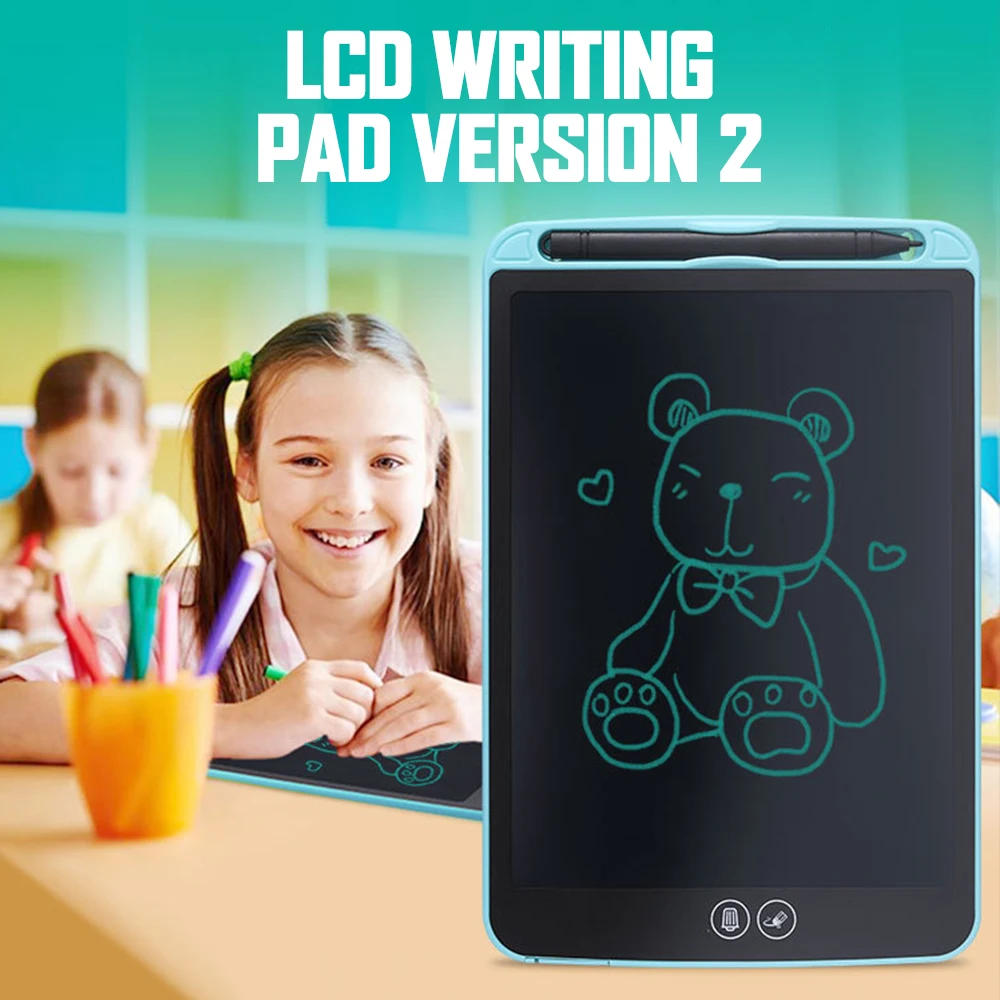 Tablette écriture LCD 20 Pouces Rechargeable - écran Effaçable, Stylet Inclus, Pour Enfants, Dessin, Apprentissage