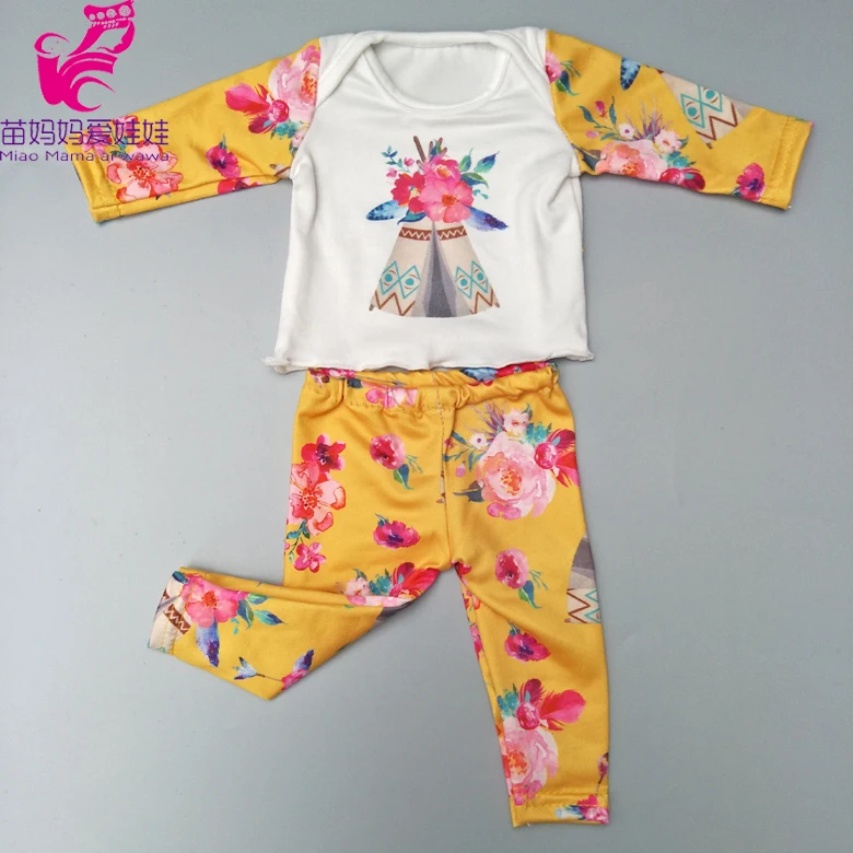 Кукла одежда штаны Розовый Единорог комбинезон одежда для 40 см 43 см reborn baby Doll Одежда наборы для 1" Кукла аксессуары игрушки одежда - Цвет: b4
