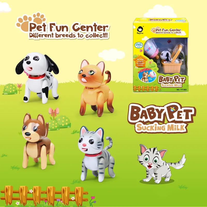 Vara para Fora Garrafa de Leite Presentes para Inteligente Clássico Criança Jogar Brinquedo Alta Simulação Língua Bebida Interativo Cão Gato Miúdo Melhores Presentes para 4 Inteligente clássico criança jogar brinquedo alta simulação